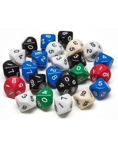 Ten Sided Dice, Set of 24