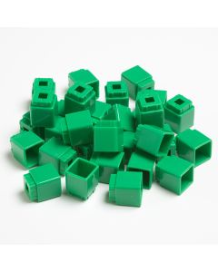 Unifix Cubes, Green, Set of 100