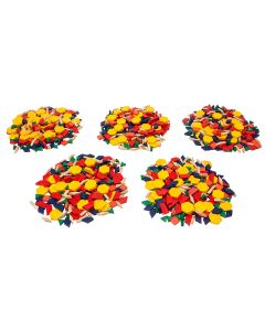 Pattern Blocks, Wooden, set of 1250 - Bulk Pricing