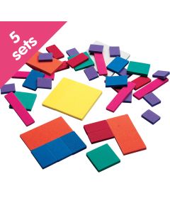 Foam Fraction Squares 5 sets - Bulk Pricing