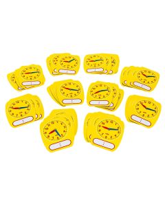 Write On/Wipe Off Clocks, set of 50 - Bulk Pricing