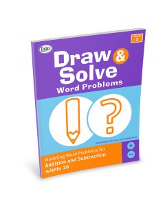 Draw & Solve Word Problems, Grade 1
