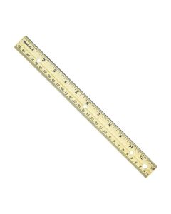 Wood Ruler, Inch and Metric