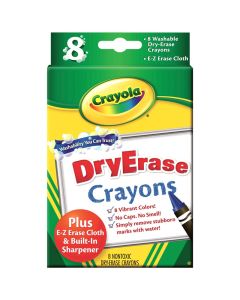 Dry Erase Crayons, 8