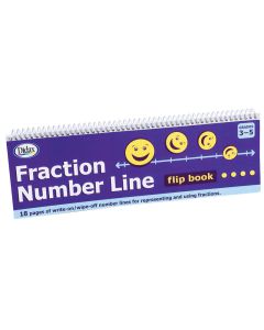 Fraction Number Line Flip Book, set of 10 - Bulk Pricing
