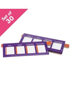 Place Value Sliders - Thousandths to Ones, set of 30 - Bulk Pricing