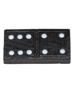 Double-Six Wooden Dominoes, Black, set of 168, Bulk Pricing