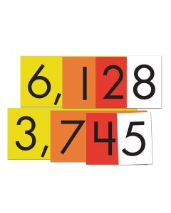 4-Value Whole Numbers Place Value Cards Sets