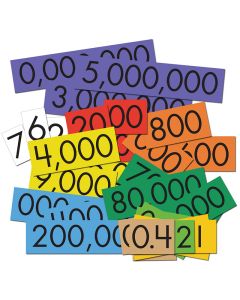 10-Value Decimals to Whole Numbers Place Value Cards