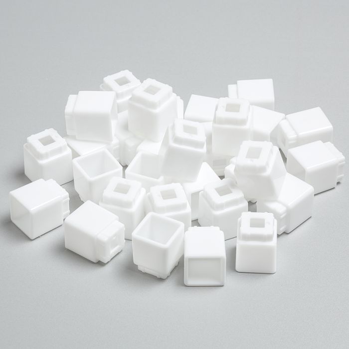 Unifix Cubes, White, Set of 100