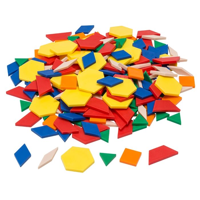 1 Centimeters Thick Learning Resources Wooden Pattern Blocks 