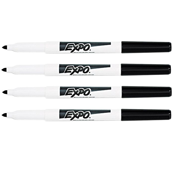 Black,　EXPO　Dry　Erase　Point,　Marker,　Fine　pcs