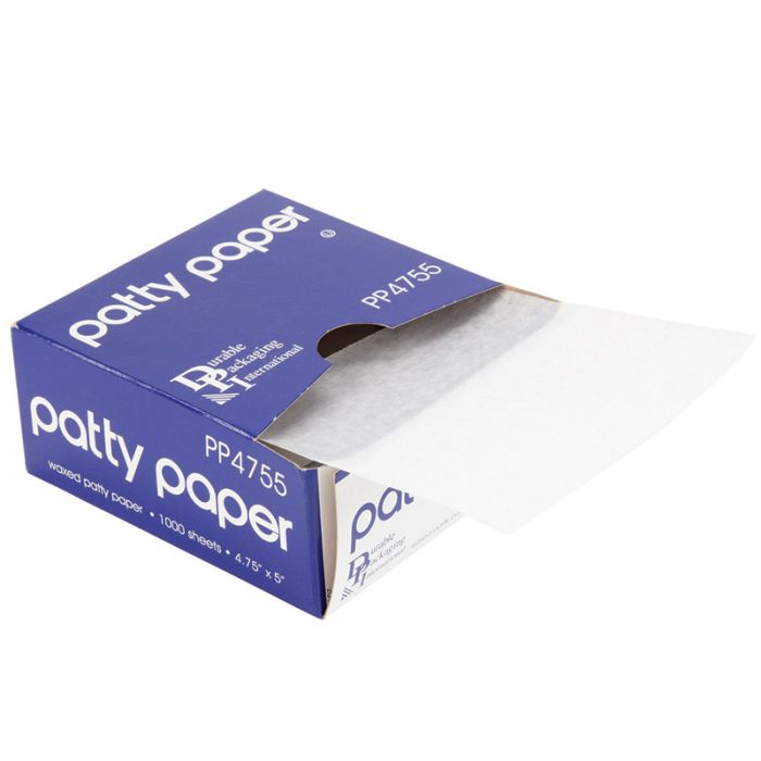 Patty Paper Sheets, Waxed, 5 1/2 x 5 1/2 - 8 Pk