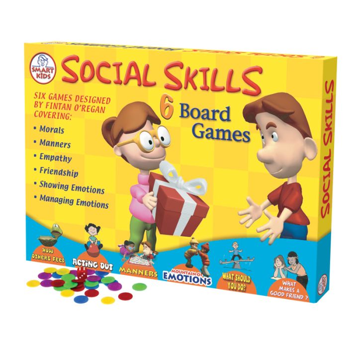 Didax 500063 Social Skills Group Activities 6 Board Games 