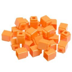 Unifix Cubes, Orange, Set of 100