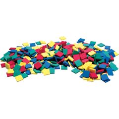 Color Tiles, Plastic, set of 2000 - Bulk Pricing