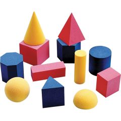 Foam Geometric Solids, 5 sets - Bulk Pricing