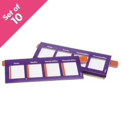 Place Value Sliders - Thousandths to Ones, set of 10
