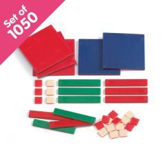 Algebra Tiles, Plastic, 1050 pcs - Bulk Pricing