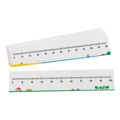 Write-On/Wipe-Off 0-100 / 0-120 Number Lines, Set of 30