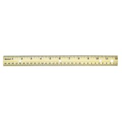Wood Ruler, Inch and Metric, set of 12