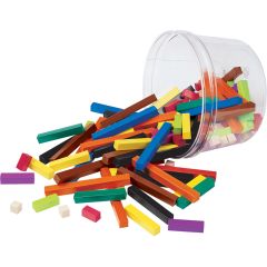 Cuisenaire Rods, Plastic, 155 pcs