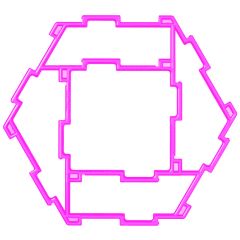 Geofix Crystal Hexagons, Set of 24