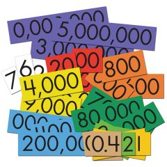 10-Value Decimals to Whole Numbers Place Value Cards