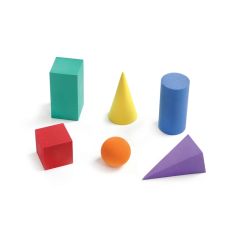 Foam Geometric Solids Set, set of 6