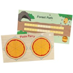 Eureka Math Forest Path and Pizza Party Gameboard