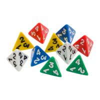 Polyhedra Dice - 4-sided, set of 10