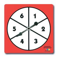 Number Spinners 1-6, set of 5