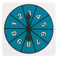 Number Spinners 0-9, set of 5