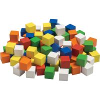 Color Cubes, Wooden, Set of 102