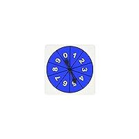 Number Spinners, 0-9, Set of 5
