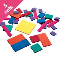 Foam Fraction Squares 5 sets - Bulk Pricing