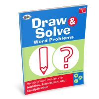 Draw & Solve Word Problems, Grade 2 