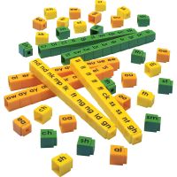 Unifix Letter Cubes, Blends, set of 450 - Bulk Pricing