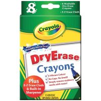 Dry Erase Crayons, 8