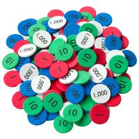 Eureka Math Place Value Disks, Ones to Thousands